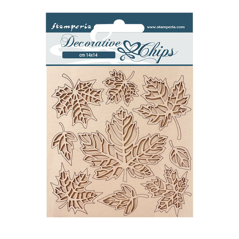 stamperia-magic-forest-decorative-chips-leaves-scb