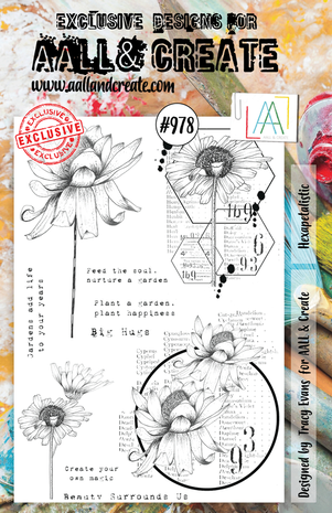 AALL and Create - Stamp Set A5 Hexapetalistic