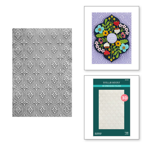 spellbinders-tile-reflection-3d-embossing-folder-e