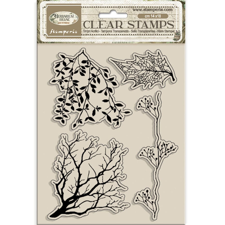 Stamperia - Herbarium Silvae Clear Stamp Tree Branches
