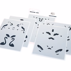 Pinkfresh -   Swan Reverie stencil