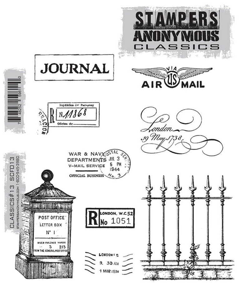 Stampers Anonymous - Classics #13 Cling Mount Stamps