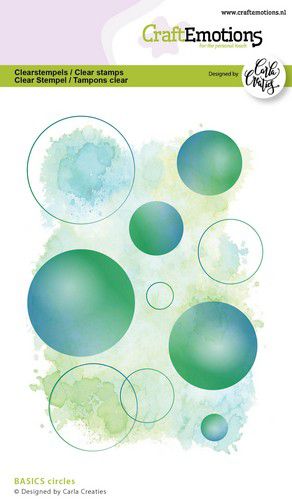 CraftEmotions clearstamps A6 - CC BASICS Kreise A6 Carla Creaties