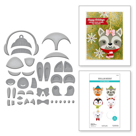 Spellbinders - Whimsical Winter Critters Etched Dies
