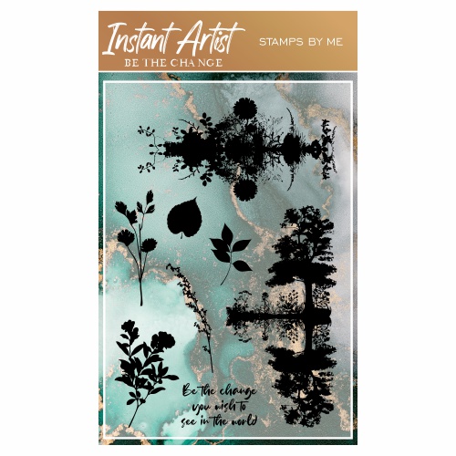 Stamps By Me - A5 STAMP - REFLECTION - BE THE CHANGE Stamps By Me - A5 STAMP - REFLECTION - BE THE CHANGE