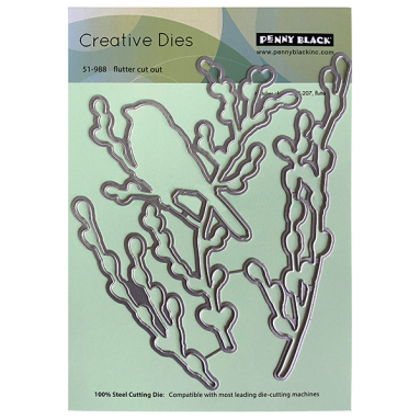 Penny Black - FLUTTER CUT OUT (METAL DIES)