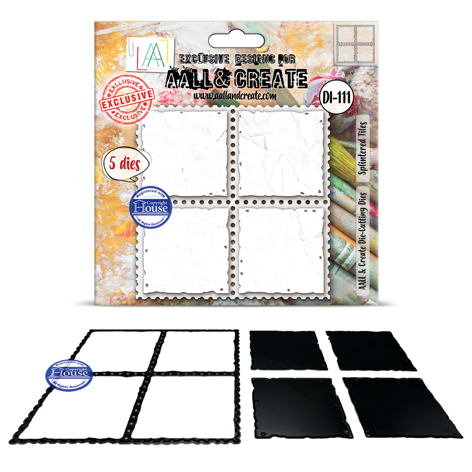 AALL & Create - Geary Cutouts Die-Cutting Die Set Splintered Tiles by Autour De Mwa & Co