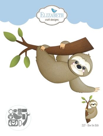 Elizabeth Craft Metal Die - Jungle Party Dies Slow The Sloth