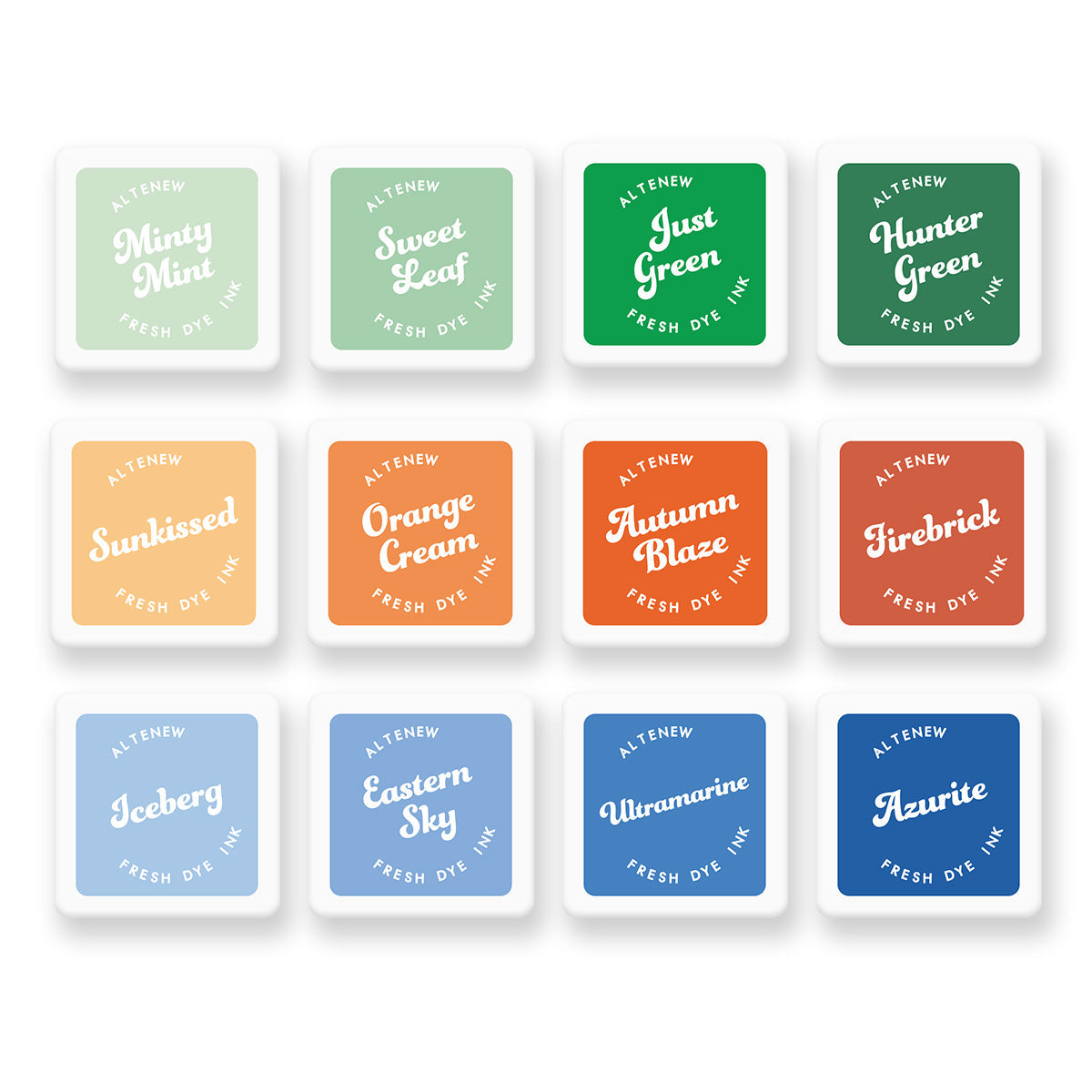 Altenew - Sunkissed Serenity Fresh Dye Ink Mini Cube Bundle  Altenew - Sunkissed Serenity Fresh Dye Ink Mini Cube Bundle