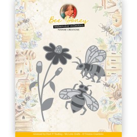 Dies - Yvonne Creations - Bee Honey - Bees Dies - Yvonne Creations - Bee Honey - Bees