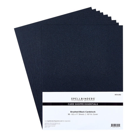 spellbinders-brushed-black-cardstock-10pcs-scs-252