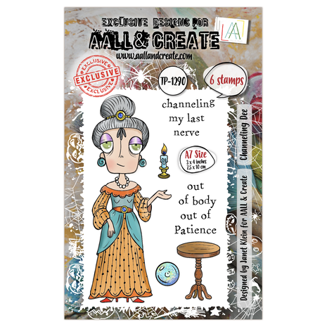 Aall and Create - Witchlets & Weirdlings A7 Stamp Set Channeling Dee 