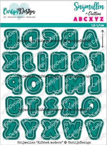 CarlijnDesignSnijmallen Alfabet Modern CarlijnDesignSnijmallen Alfabet Modern