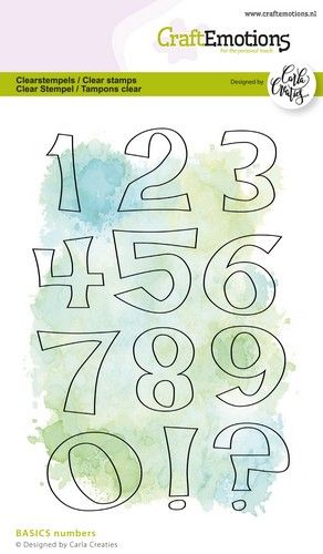 CraftEmotions clearstamps A6 - CC BASICS Zahlen A6 CraftEmotions clearstamps A6 - CC BASICS Zahlen A6