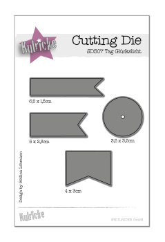 "Tags Glückslichter" Stanze - Craft Die "Tags Glückslichter" Stanze - Craft Die