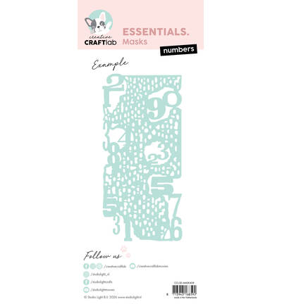 Studio Light - CCL Maske – Numbers Essentials Nr. 408