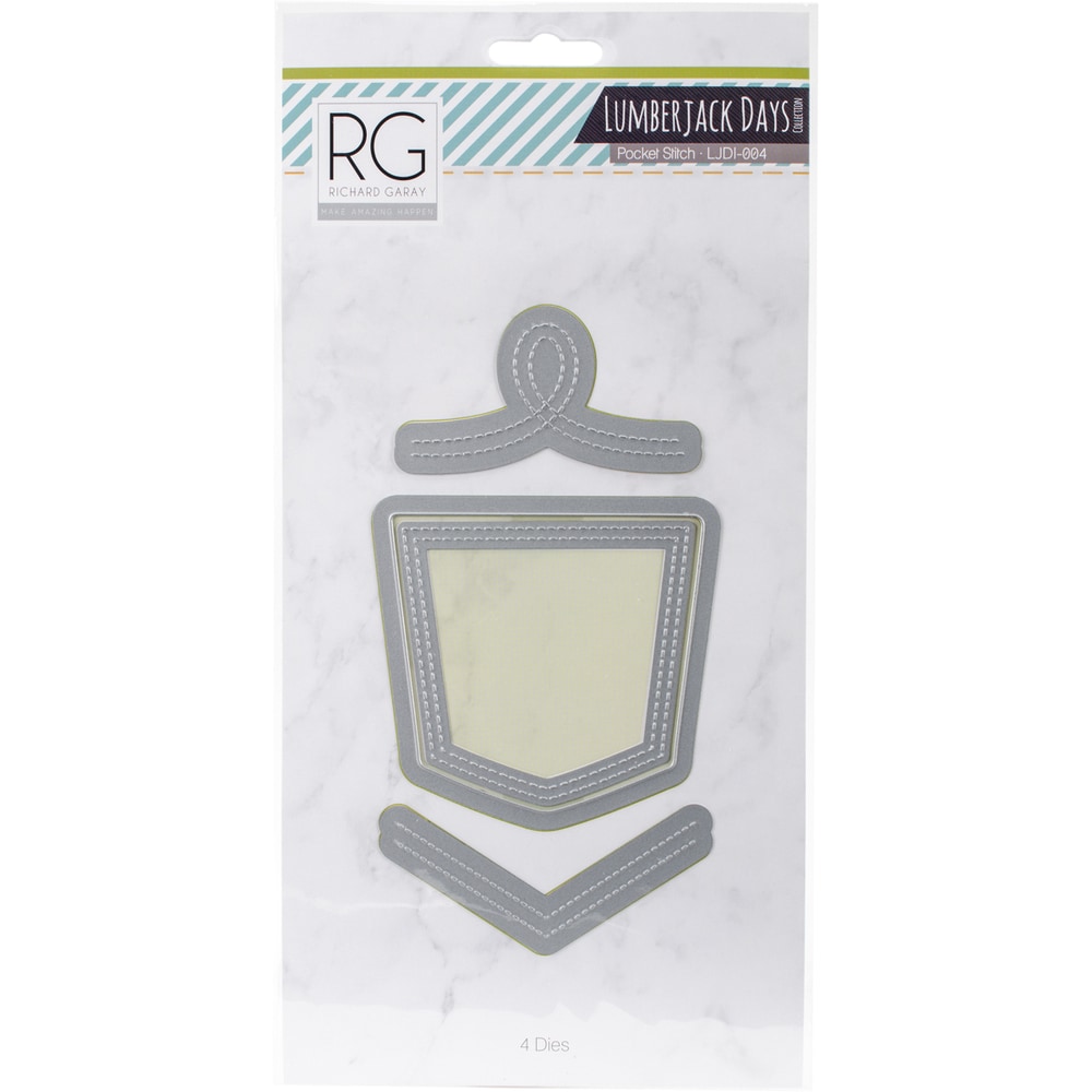 Richard Garay Dies 4/Pkg Lumberjack Days, Pocket Stitch