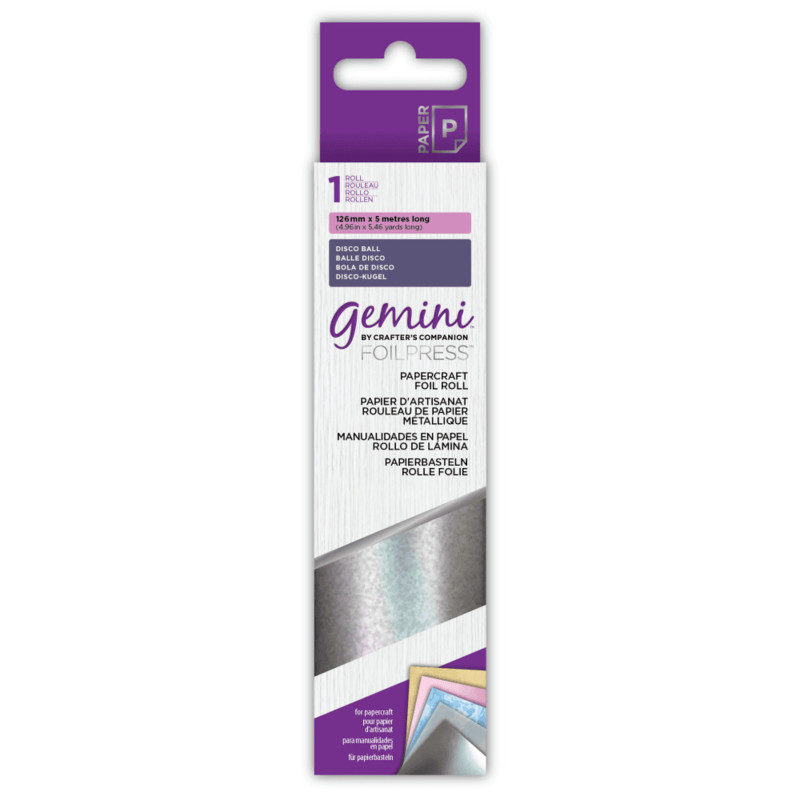 gemini-papercraft-foil-disco-ball