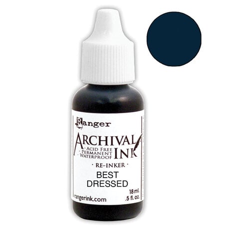 Ranger - Ranger Archival Ink Re-Inkers Best Dressed 0.5 fl oz