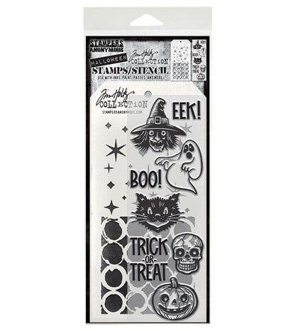 Tim Holtz - Retro Frights Tim Holtz Stamps/Stencil