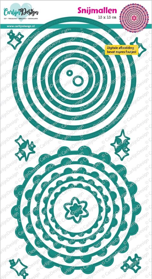 CarlijnDesign - Dies Scalloped Circles