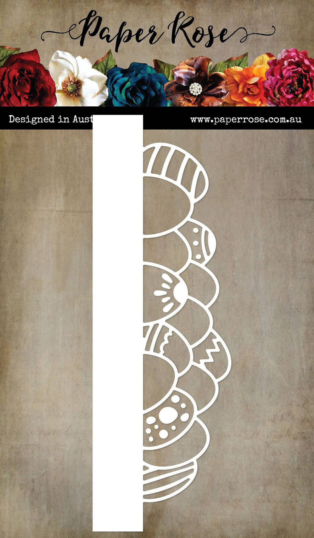 Paper Rose - Easter Egg Border Metal Cutting Die