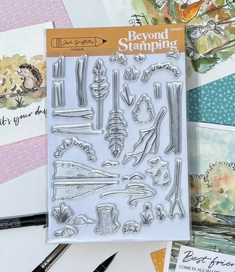 Beyond Stamping - Custom Woodland Photopolymer Stamp Set by Josh Griffiths Studios