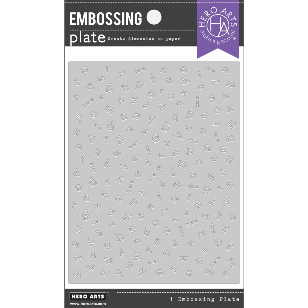 Hero Arts Embossing Plate - Alphabet