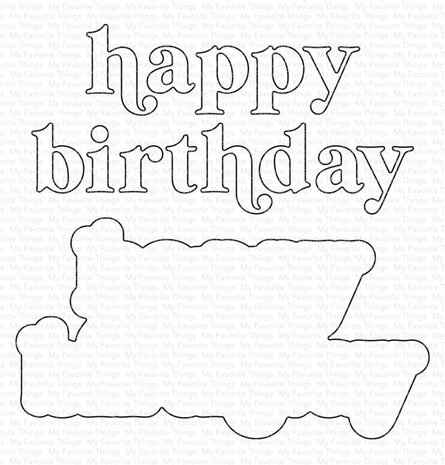 My Favorite Things - Essential Happy Birthday Die-namics My Favorite Things - Essential Happy Birthday Die-namics