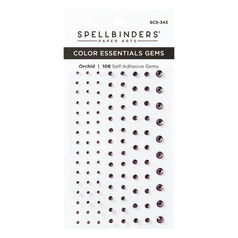 Spellbinders - Orchid Color Essentials Gems Spellbinders - Orchid Color Essentials Gems