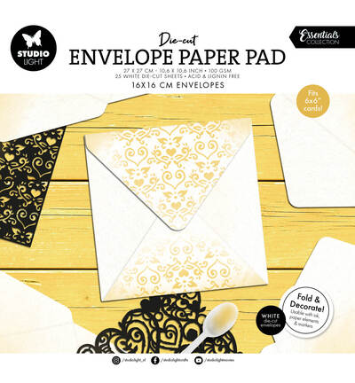 Studio Light - Envelopes for 15,24x15,24cm cards Essentials nr. 440