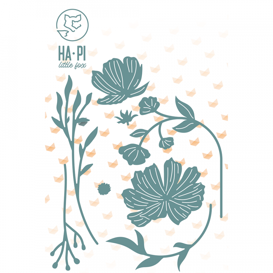 Die set Jolies fleurs - HA PI Little Fox
