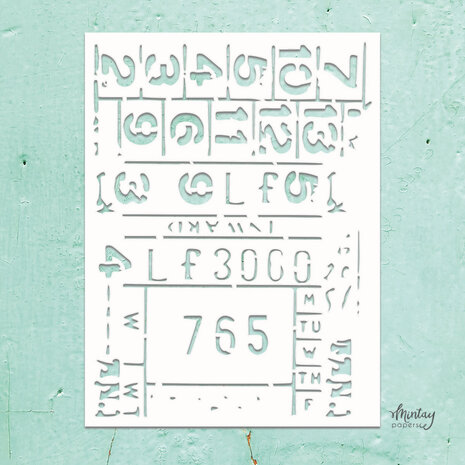 Mintay Kreativa Stencil 6x8 Inch Mixed 3