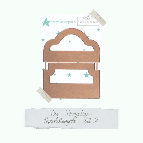 Creative Depot -    Die - Desingline - Papiertütengriffe Set 2 