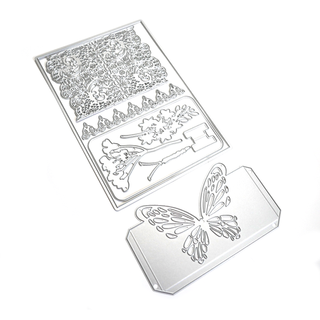 Elizabeth Craft  -  Hinged To The Past Die Laced Elizabeth Craft  -  Hinged To The Past Die Laced