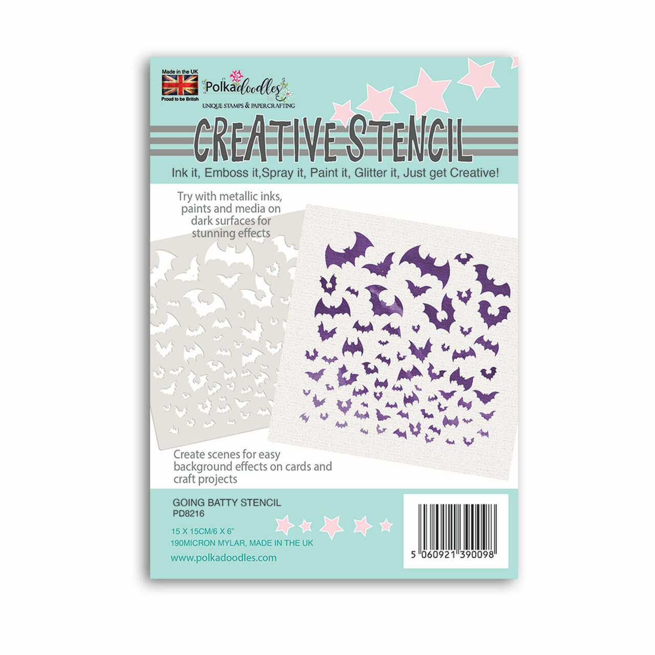 polkadoodles-going-batty-stencil-pd8216 polkadoodles-going-batty-stencil-pd8216