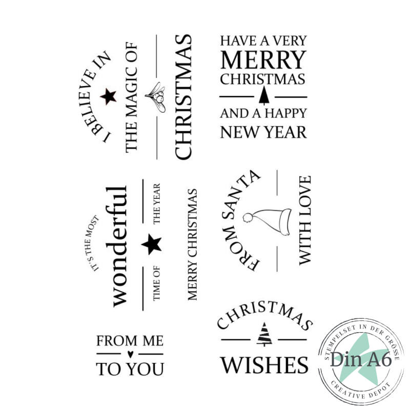 Creative Depot -  Stempelset - Wonderful Time 