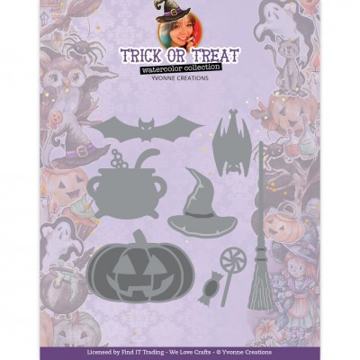 Dies - Yvonne Creations - Trick or Treat - Happy Halloween Dies - Yvonne Creations - Trick or Treat - Happy Halloween