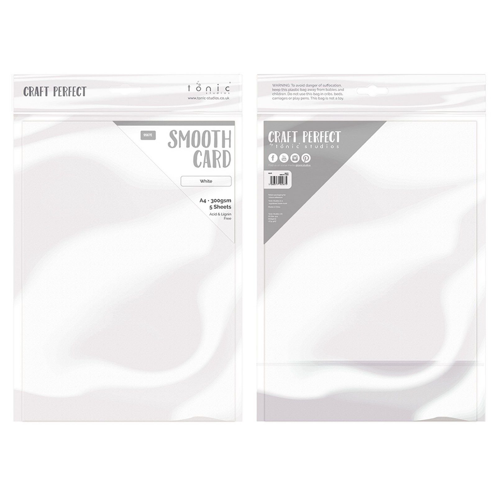 Tonic Craft Perfect • Smooth Card A4 300g White 5pcs Tonic Craft Perfect • Smooth Card A4 300g White 5pcs