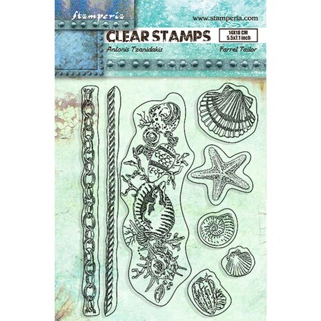 Stamperia - Songs of the Sea Clear Stamps Shells