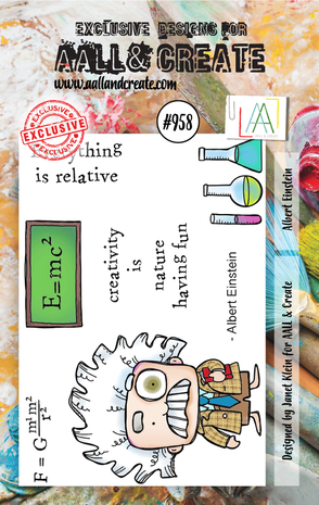 AALL and Create - Stamp Set A7 Albert Einstein
