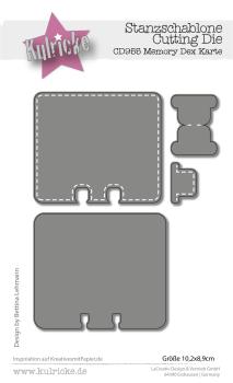 Kulricke Stanzschablone "Memory Dex Card" Craft Die Kulricke Stanzschablone "Memory Dex Card" Craft Die