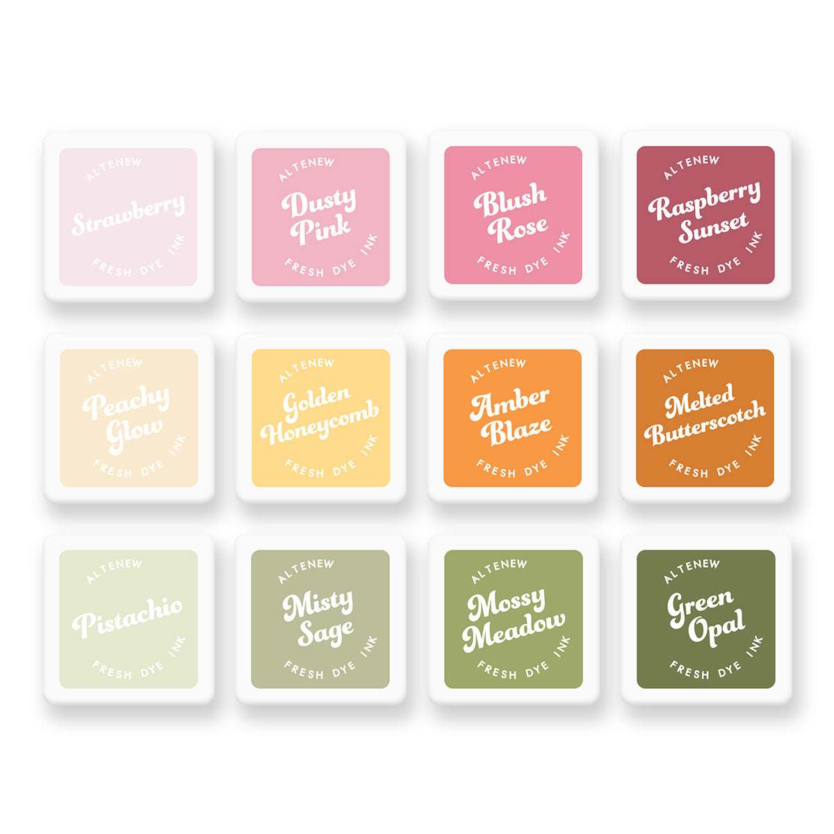 Altenew - Botanical Brilliance Fresh Dye Ink Mini Cube Bundle Altenew - Botanical Brilliance Fresh Dye Ink Mini Cube Bundle