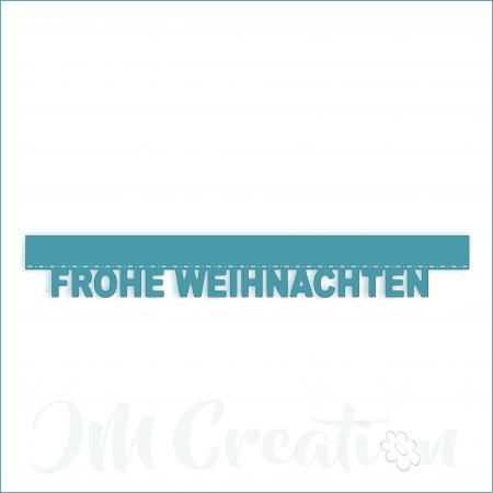 JM Creation - Frohe Weihnachten - Stanzschablone