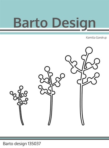 Barto Design Dies "Branches with berries" Barto Design Dies "Branches with berries"