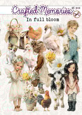 Creatief Art - In Full Bloom Die-Cuts Crafted Memories (46pcs)