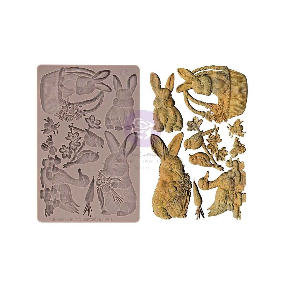 Prima Marketing - Among the Wildflowers Mould Garden Friends