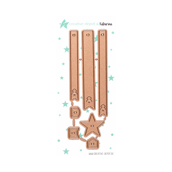 Creative Depot - Die - Lange Tags - Winterzeit  Creative Depot - Die - Lange Tags - Winterzeit