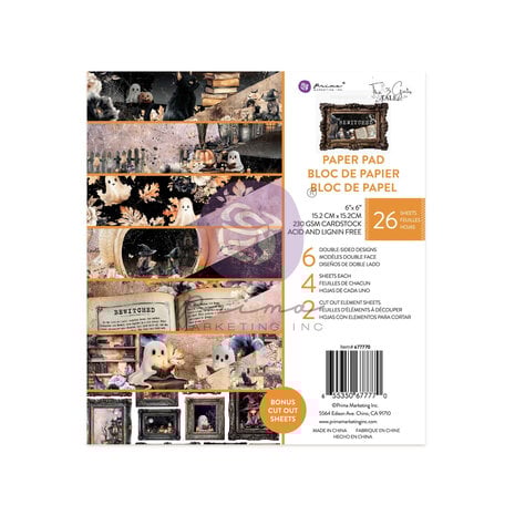Prima Marketing - Bewitched Prima 6x6 Paper Pad