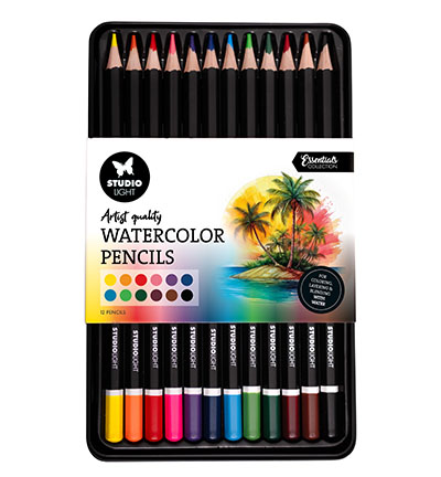 SL - Pencils 12 Watercolor pencils Essentials nr.03